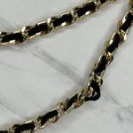 Black Woven Draped Chain Belt Coin Charm Y2K Statement Piece ✨ Gold Photo 4