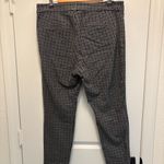 Old Navy Pixie Skinny High Rise Black/Gray Herringbone Plaid Size 14 EUC Photo 2