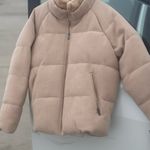 Tahari NWT  Rib Quilt Tan Puffer Jacket XL Photo 8