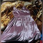 Forever 21  Pale rose velvet pink short Aline dress Photo 1