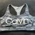 Calvin Klein Used Performance Grey Camo Sports Bra Photo 0