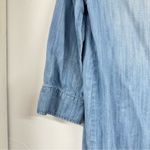 Cloth & Stone  Chambray Long Sleeve Button Down Mini Dress XS Coastal Cowboy Photo 5