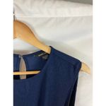 Maggy London NWT  Navy Tie Waist Sleeveless Dress size 8 Photo 2