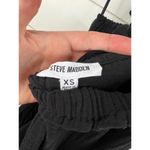 Steve Madden Black Sleeveless Tiered Maxi Dress Open Back Halter Women's XS Photo 9