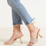 Marc Fisher Dallyn Ankle Tie Strap Sandal Heel Square Toe Black Size 6.5 New Photo 12