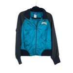Reebok  Women's Teal Vintage Y2K Jacksonville‎ Jaguars Track Bomber Jacket Size M Photo 1