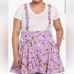 Hot Topic Disney Beauty And The Beast Roses Suspender Skirt Size 3X Photo 1