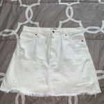 Abercrombie & Fitch White Skirt Photo 0