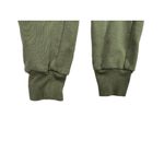Something Navy  Olive Green Ruffle Sleeve Henley Jumpsuit Size XXS‎ Photo 7