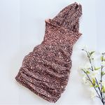 House Of CB NEW Woman's Clementine Cutout Ruched Mini Dress Animal Bodycon XS Photo 6