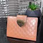 Gucci Authentic  Micro GG Guccissima Heart Card Holder Photo 1