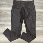 Time And Tru  Brown Faux Suede Leggings NWOT Size large Photo 0