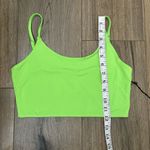 Revolve NEW Superdown  Neon Green Crop Top Tank Size Medium Spaghetti Strap Photo 4