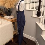 Obermeyer Vintage Applause Blue Snow Bibs Ski Snow Board One Piece Size 10 Photo 3