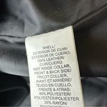 Lucky Brand  Black Leather Caviar Jacket Photo 5