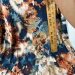 Nicole Miller New York Floral Slip Maxi Dress With Pockets Small Fall Colors NWT Photo 12