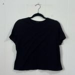 Monrow Boxy‎ Crop Black T Photo 1