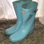 Hunter Women's Original Short Rain blue in color size 11 rubber boots sp… Photo 3