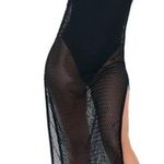 Sports Illustrated Women's Standard Crochet Maxi Dress with Slit Black XS NWT Photo 0