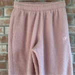 Champion x Urban Outfitters 2 Piece Teddy Fleece Sweatshirt Joggers XS Pink Photo 3