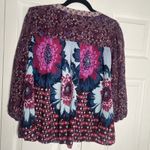 One September Womens Medium Petite Purple Floral Tunic Top Size undefined Photo 5