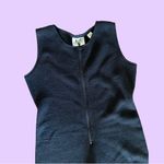 Vintage 90s One Piece Fleece Jumpsuit 🔥 Black Size L Photo 1