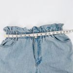 American Bazi  High Waisted‎ Paperbag Denim Shorts M Photo 7