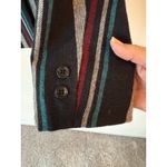 Vintage Raywood and Stein Long Sleeve Striped Button Wool Jacket Medium Blue Photo 2