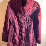 prAna Burgundy Puffer Coat Jacket M Photo 0