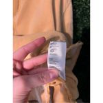 Anthropologie Pilcro by  Large Distressed Long Sleeve Split Hem Tunic Top Gold Photo 4