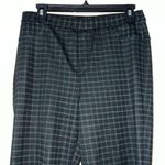 Sanctuary  women's size medium pull on leggings green black plaid 26.5" inseam Photo 2