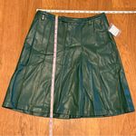 Free People NWT We the Free by  Vegan Pleated Mini Skirt Topiary Green size 2 Photo 6
