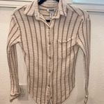 RSQ  Women’s Textured Striped Button up Photo 1