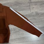 Opening Ceremony Women Luxury Rust Bomber Zippered Collared Jacket Size XS Photo 13