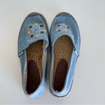Viscata Women’s Denim Embroidered Espadrilles Size 8 Photo 6