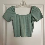 Pull & Bear Mint Green Crop Top Photo 1