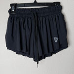 Lugongzi Women's‎ Small 2 in 1 Flowy Black Skort athletic Photo 0