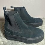 Puma Mayze Chelsea Suede Platform Ankle Boots Black Edgy & Stylish Lug Sole Sz8 Photo 8