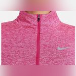 Nike  WOMEN'S DRI-FIT ELEMENT HALF
ZIP RUNNING TOP SHIRT PINK Photo 1