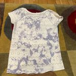 We The Free Free People Tie Dye Short Sleeve T Shirt Henley Loose Top Cutout XS Photo 4