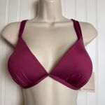 Gibson Latimer  NWT purple tie back bikini top size large J23 Photo 1