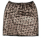 Susan Lucci Women’s Pencil Skirt L Black Lace Overlay Mini Skirt Romantic Goth Size L Photo 1