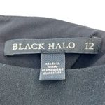 Black Halo  Kasia Peplum Cropped Jumpsuit Sleeveless Ruffle Black Size 12‎ Photo 12