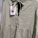 Monki NEW   sage green stripe top Photo 2