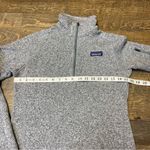 Patagonia Better Sweater Fleece 1/4 Zip Pullover Women's Small Gray Photo 1