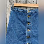 American Apparel American Appeal Button Down Denim Skirt Photo 4