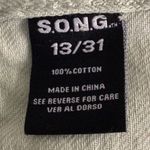 S.O.N.G. 90s Boyfriend Jean light green Size 13 New With Tags Photo 4