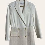 Derek Lam 10 Crosby Chiara White Tweed Blazer Mini Dress Size 0 Photo 2
