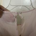 Aritzia NEW! WILFRED TALMONT CAMILLE PINK CHIFFON LONG SLEEVE BODYSUIT XS Photo 5