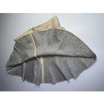 Derek Lam  10 Crosby Leather Mini Flare‎ Skirt Cream Beige Size 2 Raw Hem Photo 7